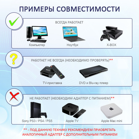 Адаптер - переходник HDMI - VGA, черный Адаптер - переходник HDMI - VGA, черный